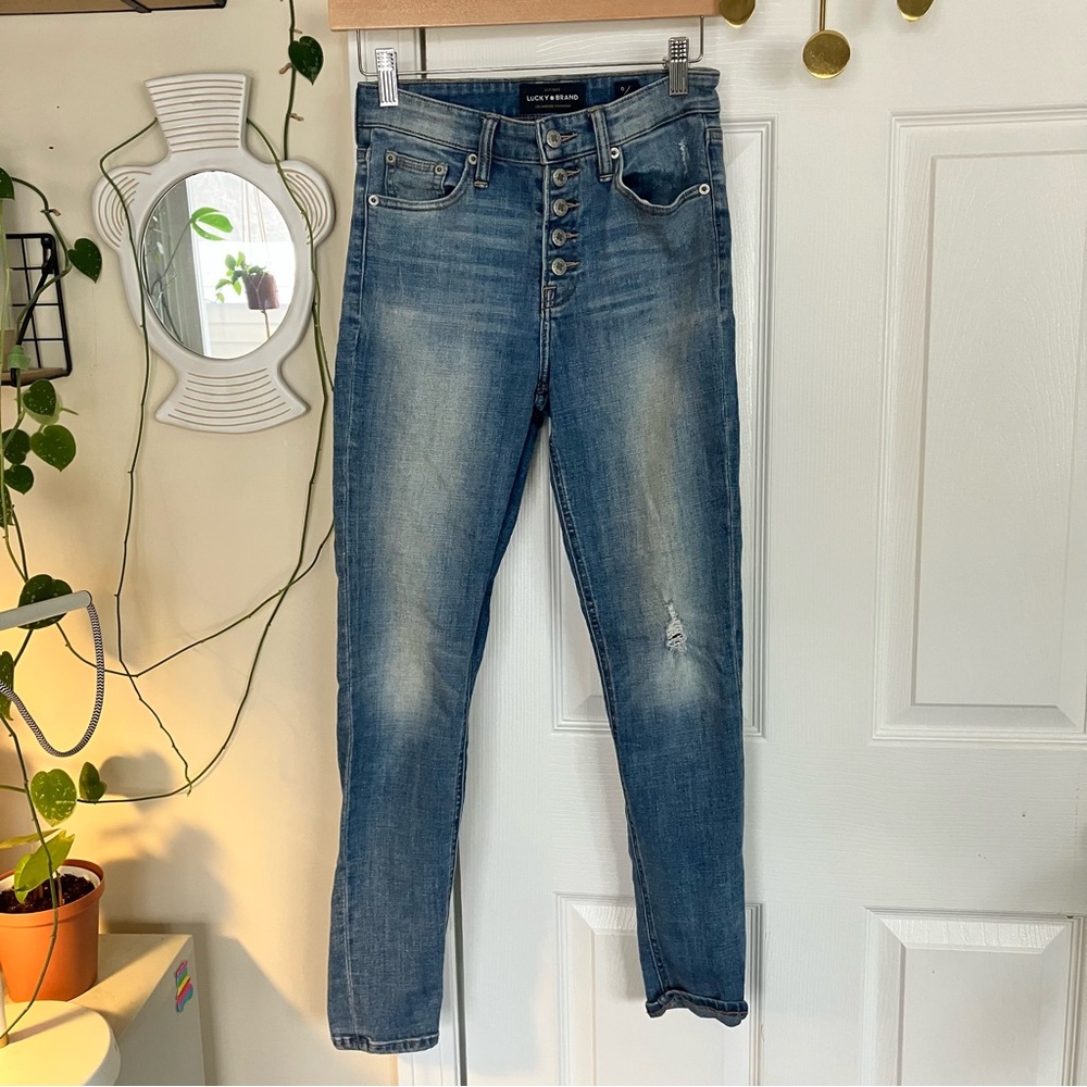 Lucky Brand Women's High Rise Light Blue Jeans